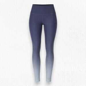 Athleta Gray Ombre Elation Buttery High Waisted 7/8 Tight Leggings Size Small